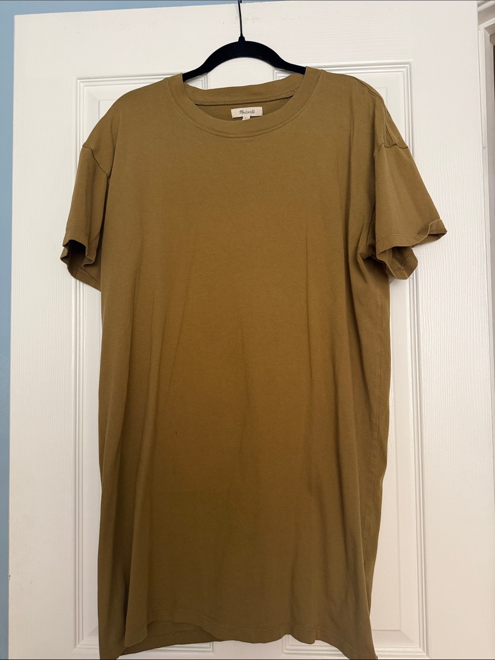 Madewell Olive tee shirt dress